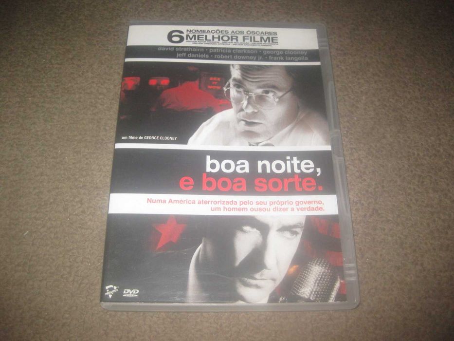 DVD "Boa Noite, e Boa Sorte" com George Clooney