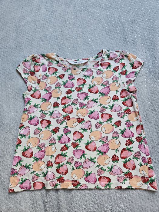 Bluzka z krótkim rękawkiem H&M 116/122