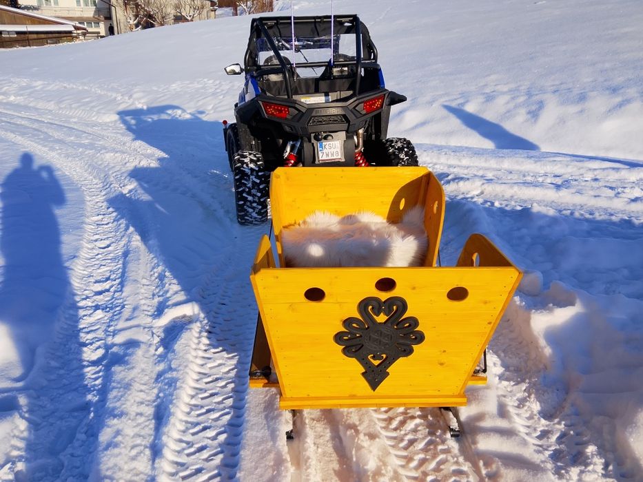 Sanie sanki do quada auta traktora na kulig