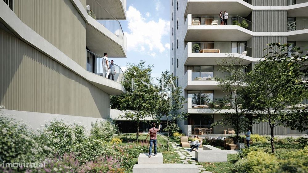 Apartamento T2 com varanda no Empreendimento "The Urban Yard"