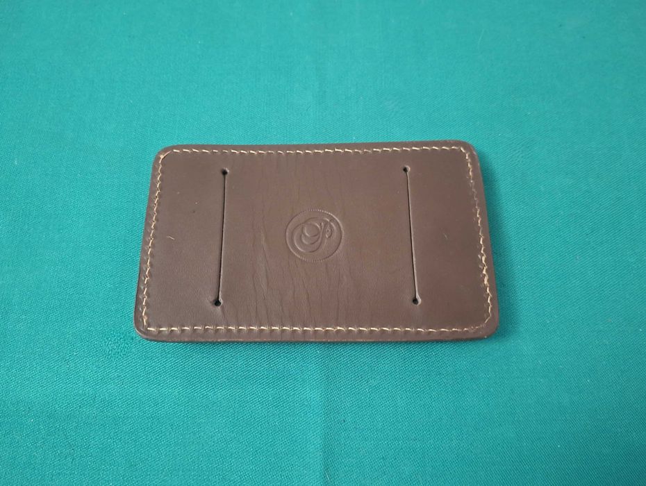 Bolsa Cartucheira em couro, para 8 munições de caça grossa, NOVA