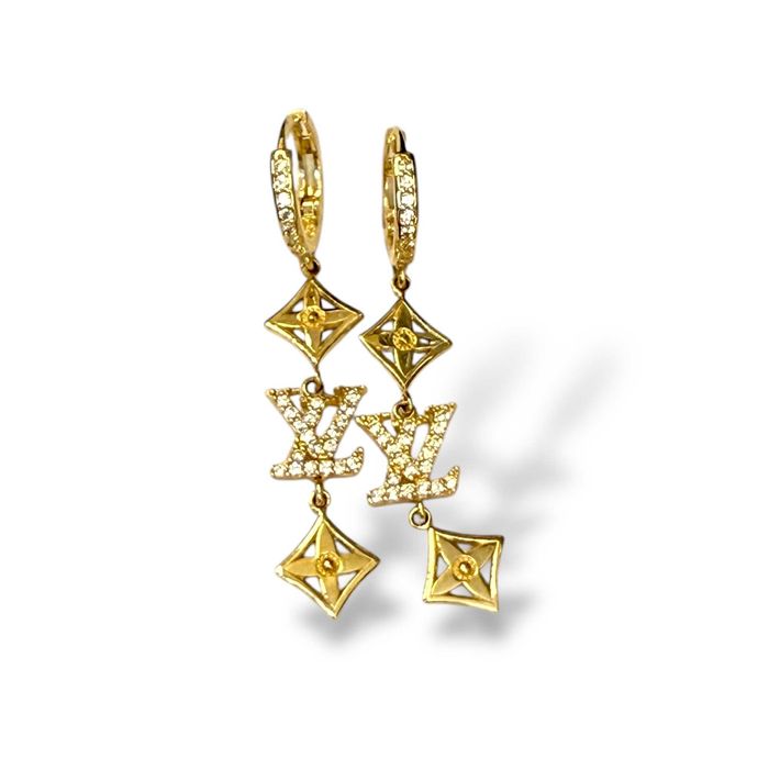 Nowe złote kolczyki PR.585 14K