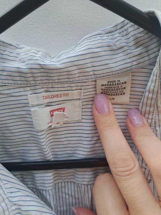 Koszula w paski Levi’s Tailored Fit 100% bawełna – rozmiar L