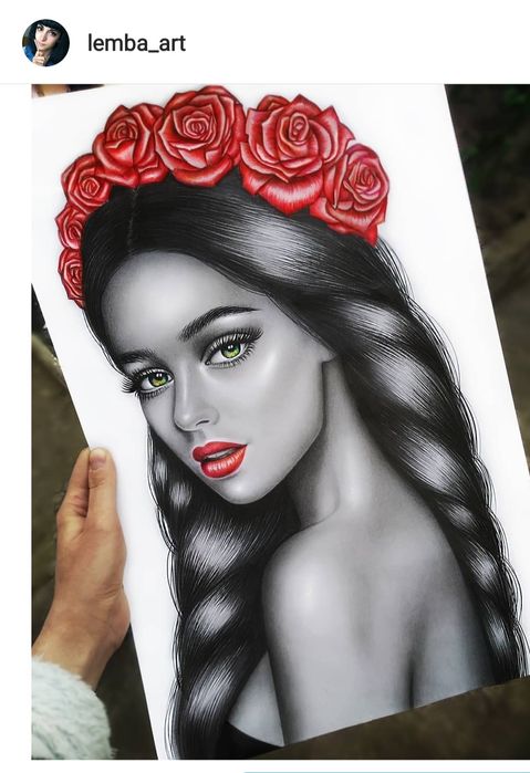 Портрет на замовлення заказ картина малюнок рисунок карандаш акварель