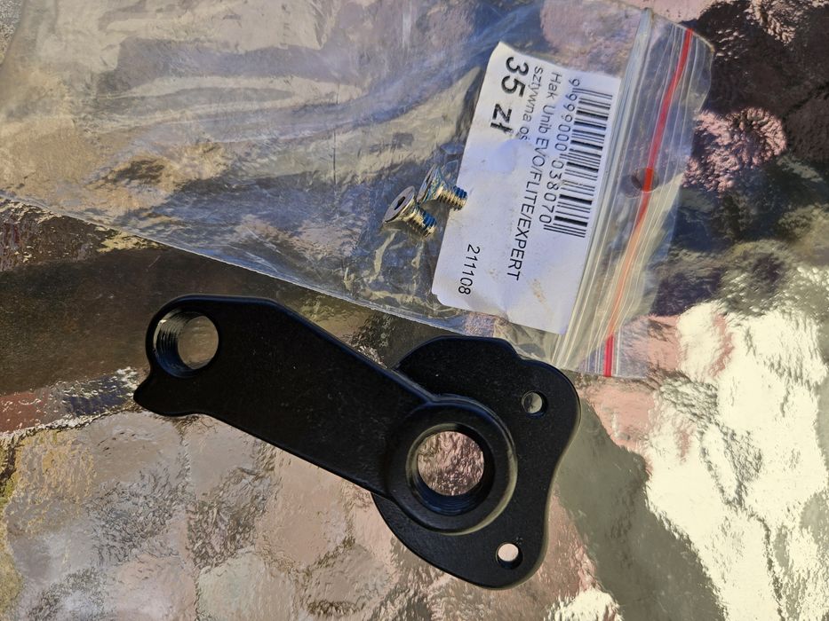 Hak przerzutki Unibike Evo Flite Expert sztywna oś