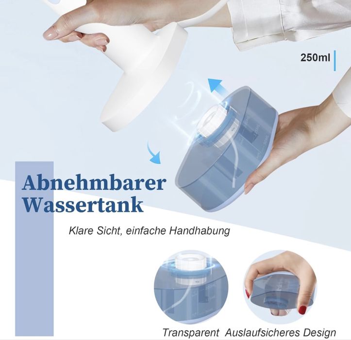 Parownica do ubrań 250ml 1600W biała