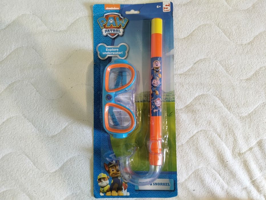 Maska do nurkowania dla dzieci Sambro Psi Patrol pomarańczowa