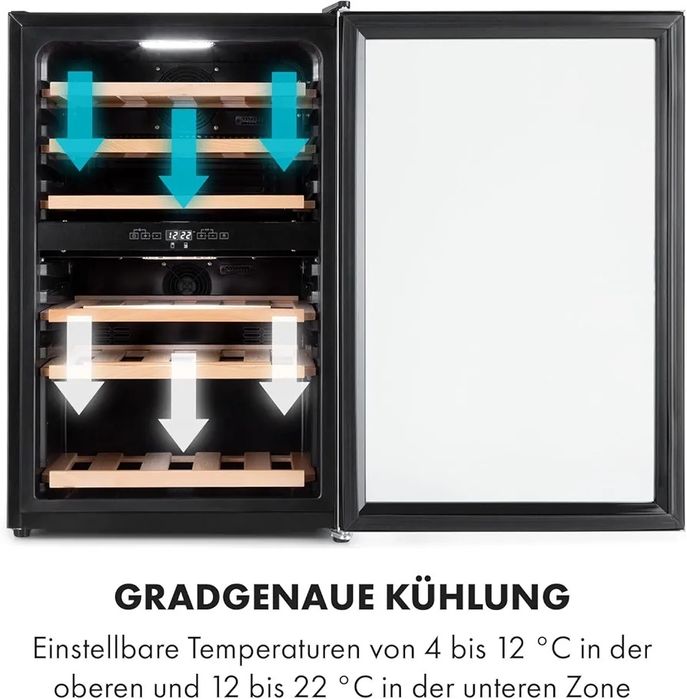 Nowa Winiarka Chłodziarka Lodówka Na Wino Klarstein Vinamour na 37 but