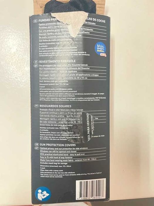 Capas para-sol para janelas de carro