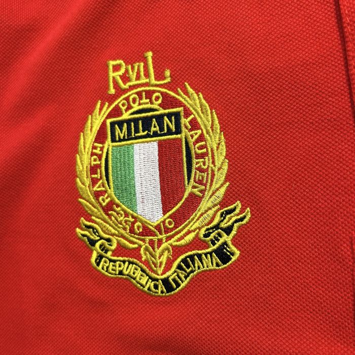 Футболка Polo Ralph Lauren Milan червоного кольору, розміри S,M,L