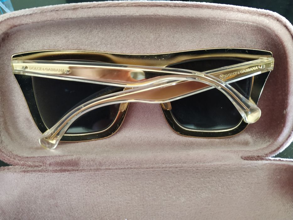 Óculos de Sol Dolce & Gabbana Gold