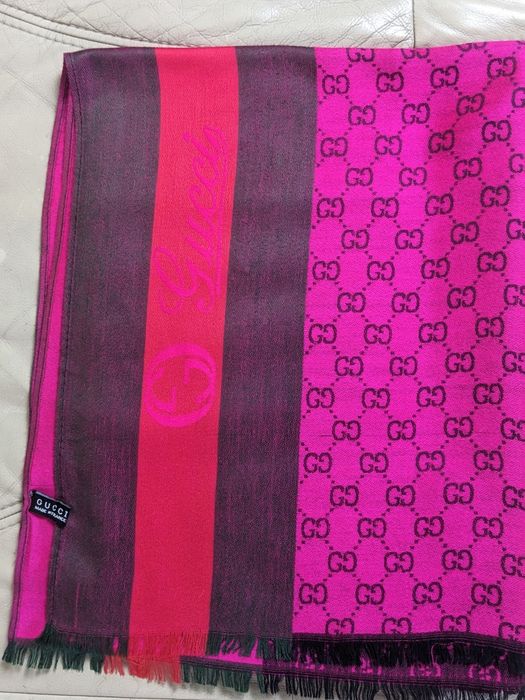 Gucci палантин з вовни хустка  жіноча шаль з вовни
