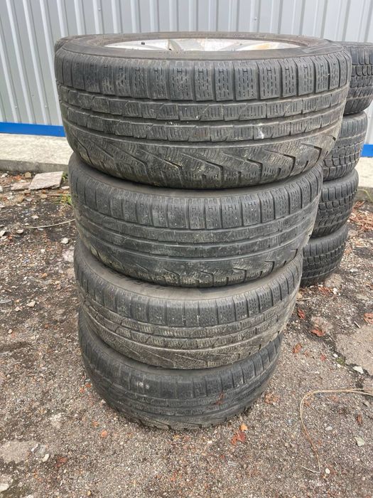 Диски R16 5x112 Audi ET46 Гума 225/55/R16 Pirelli 5mm (Зима)