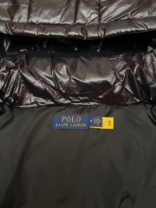Polo Ralph Lauren Puffer Jacket Black Глянцева