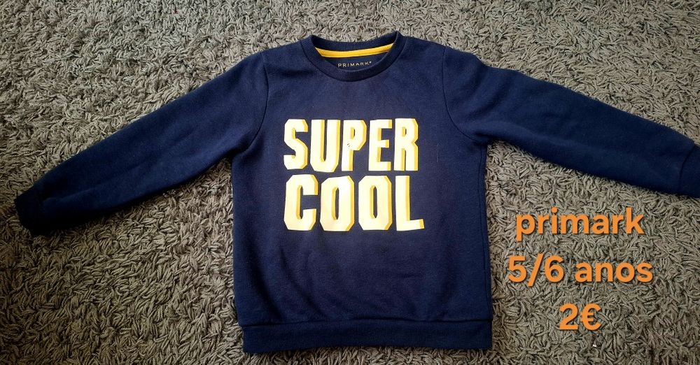 Camisola menino 5/6 anos