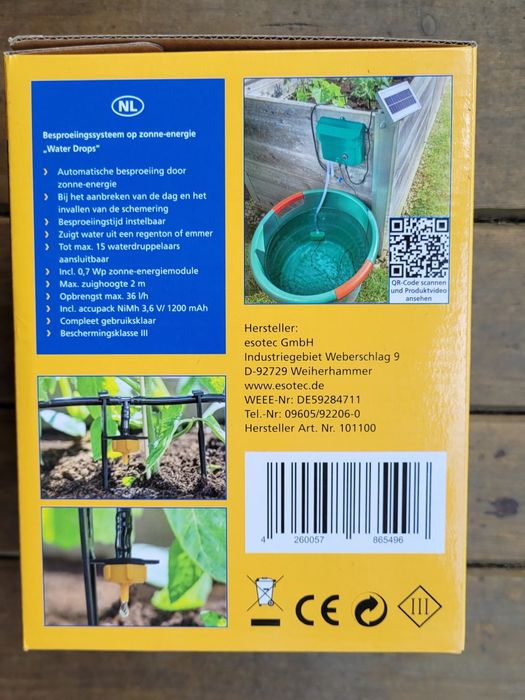 Solarny system do podlewania roślin