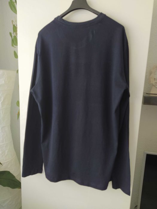 Granatowy longsleeve Armani Jeans roz. L 100% bawełna
