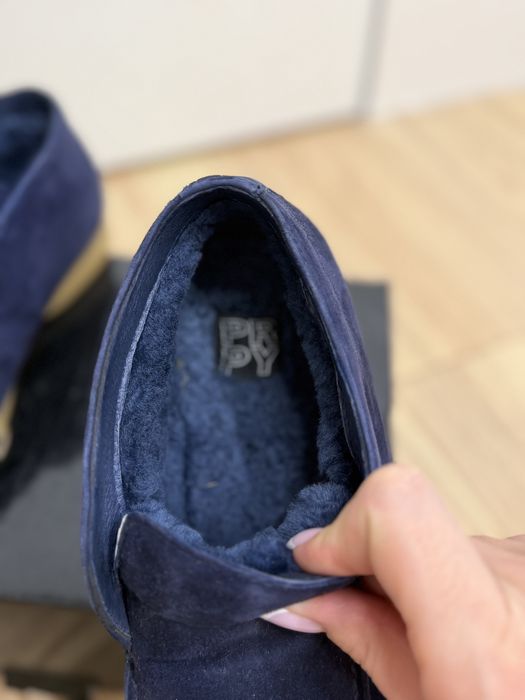 Чоловічі сині черевики замшеві Campbell PRPY