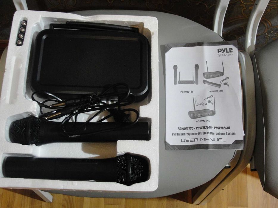 Радіо мікрофон Pyle PDWM 2135 і PDWM1902