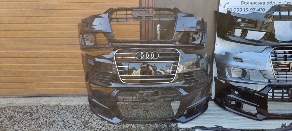 Бампер S-line  Audi A6 C7 12-18  Ауді А6 Ц7
