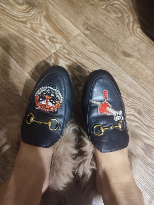 Мюли.Шлепки Guuci.Кожа