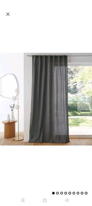 Cortinados Cinza escuro