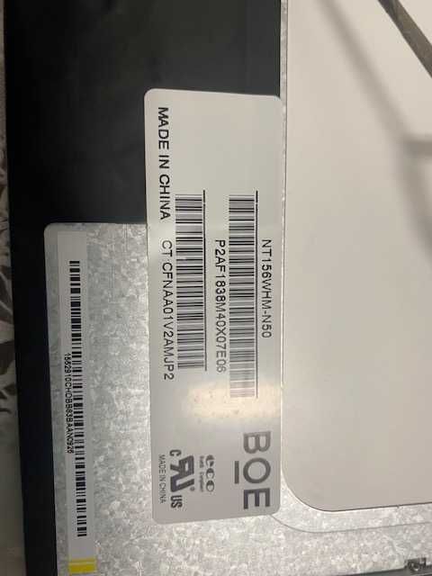 Lcd  portatil hp ref NT156WHM-N50