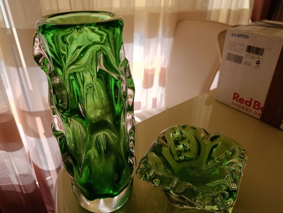 Винтажный набор мурманское стекло