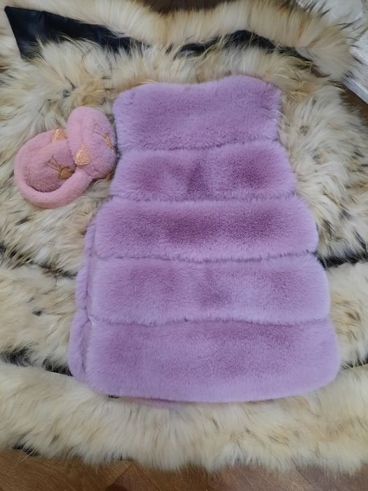 Жилетка з штучного хутра