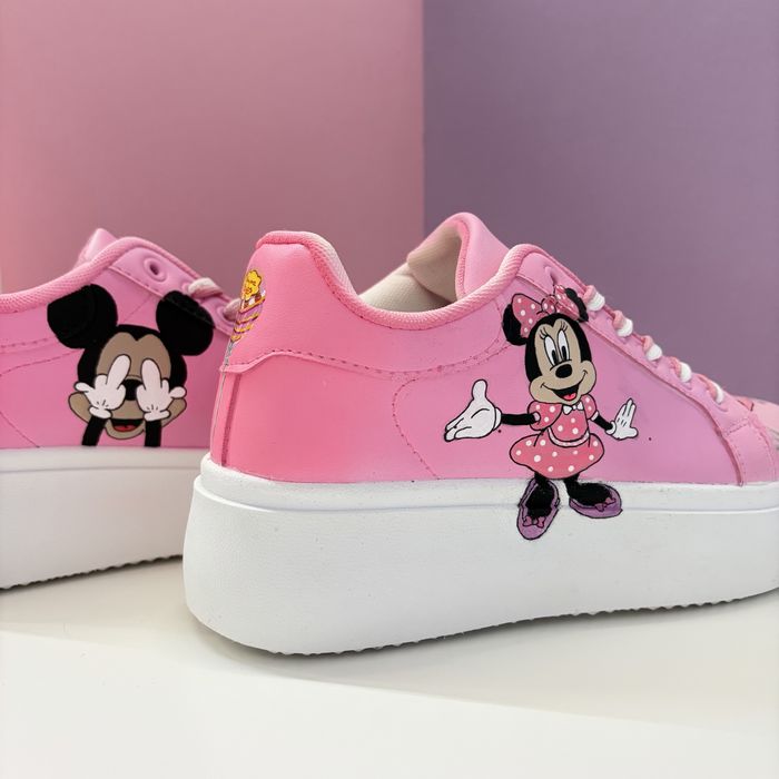 Sneakers różowe - custom