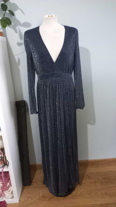 Sukienka długa M błyszcząca Eve