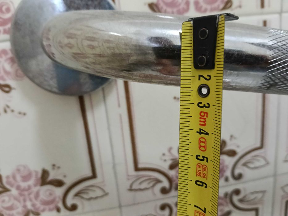 Barra 60 cm-30mm Anti-Deslizante Cromado