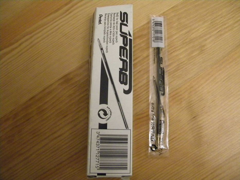 Pentel wkład do długopisu BKL 77A czarny