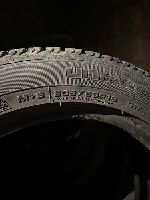 Продам б/у зимню резину 205/55/16