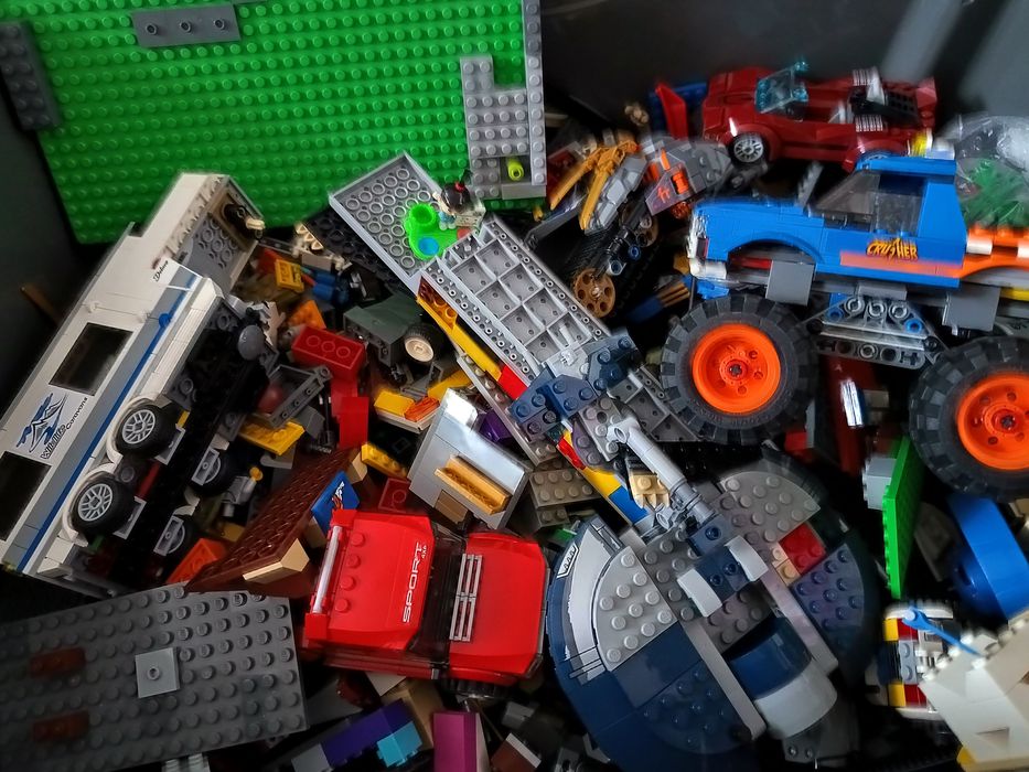 Kocki lego duży zestaw z instrukcjami