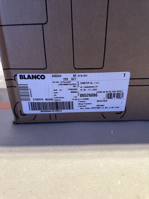 Blanco Legra 6S Czarny