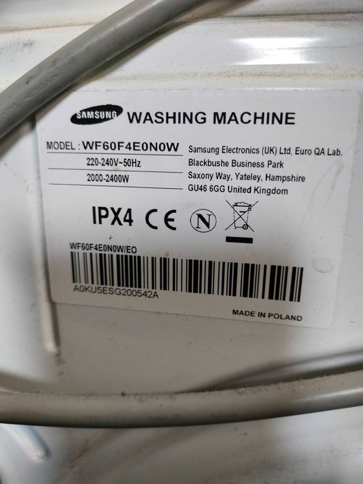 Pralka Samsung - części