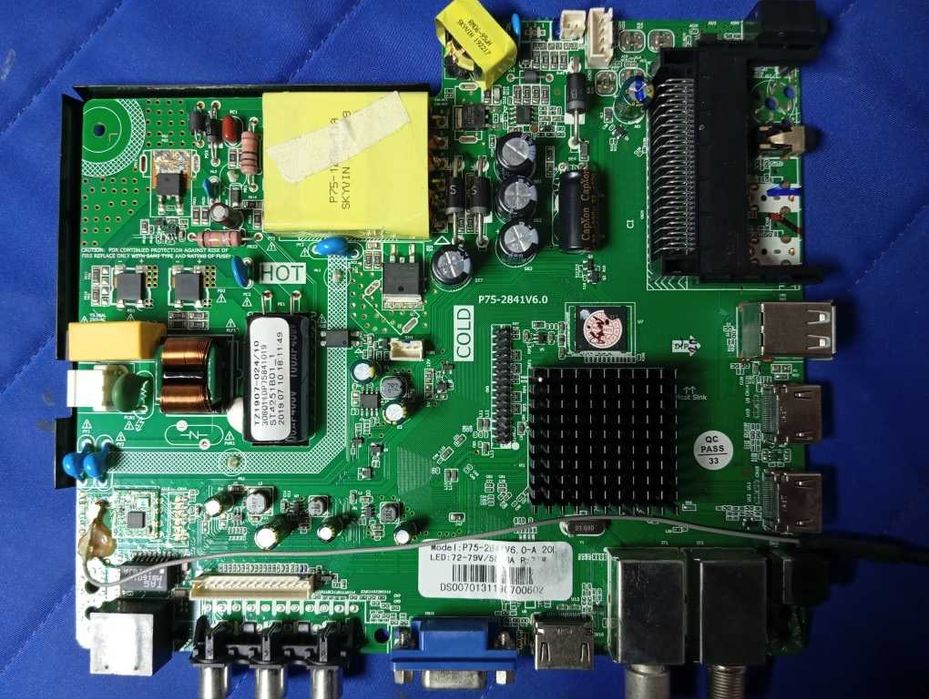 P75_2841V6.0 IP-LE410983 Main Board Silver