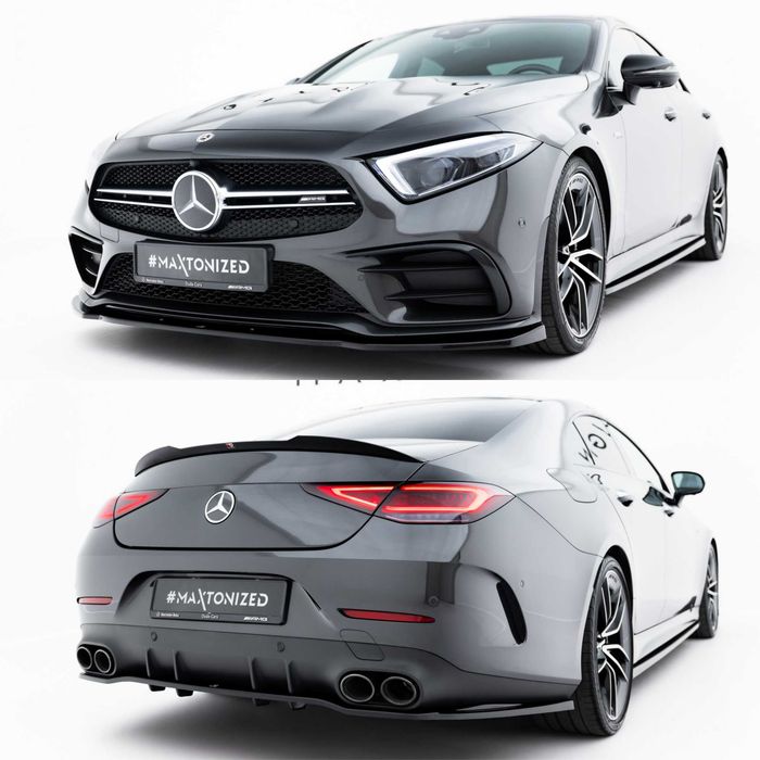 Тюнинг Mercedes CLS C257 AMG 53 тюнинг обвес губа пороги дифузор