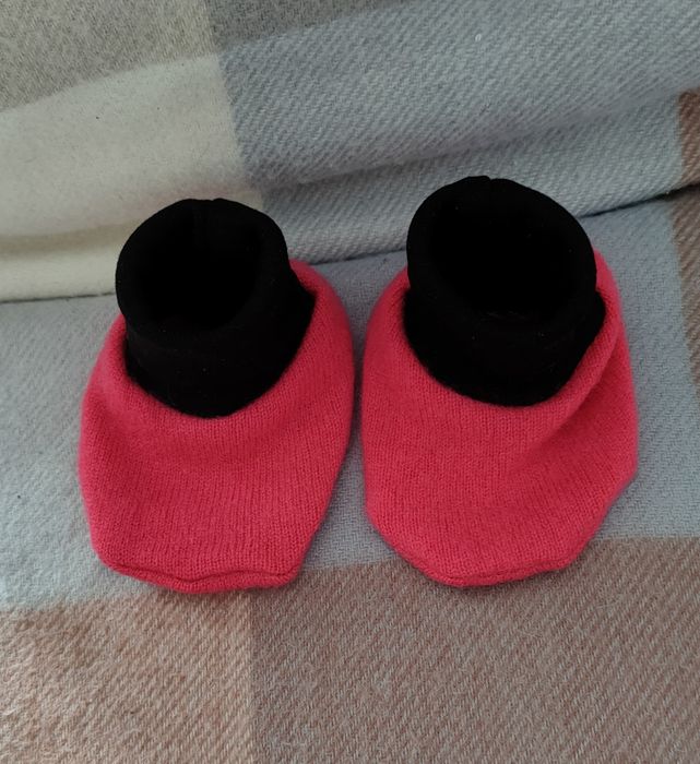 Kapcie niechodki kaszmir merino 16 9-10cm Laannaland