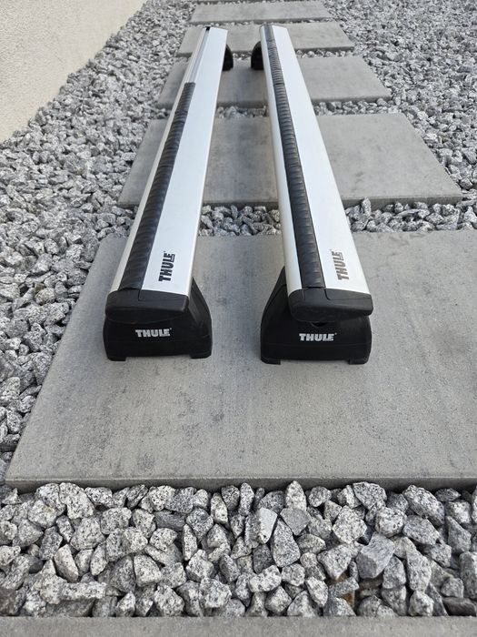 Thule WingBar bagażnik bazowy na relingi + stopy 755-460 - belki aluminiowe 118 cm