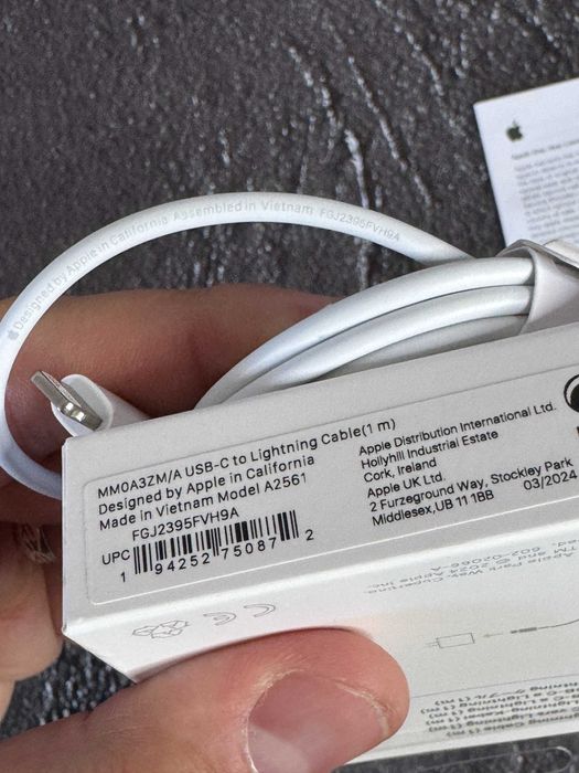 Кабель Lightning to USB-C 1m Original Айфон Оригинал iPhone Гарантія