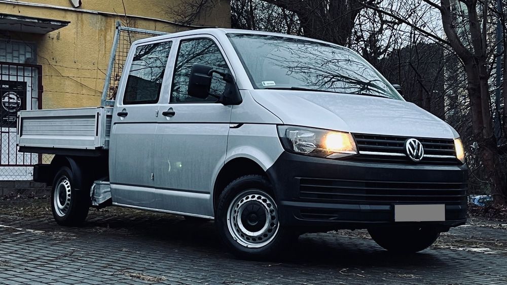 Volkswagen Transporter  VAT23% SalonPL 1wł Doka 6-os. Brygada L2H1 DługaPaka