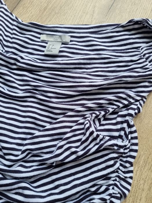 H&M sukienka czarno biała S