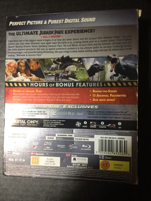 Jurassic Park ultimate collection - blu-ray box set