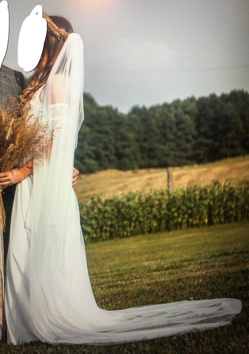 Cudowna suknia ślubna!! Styl rustykalny/Boho, lekka