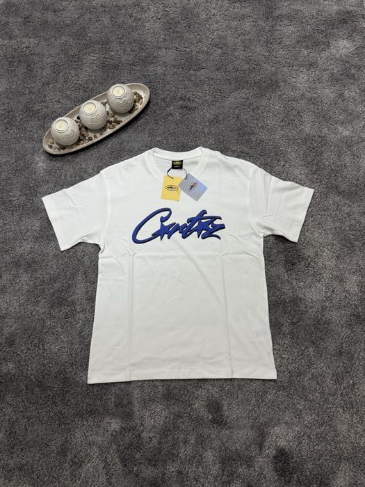 T-shirt Corteiz “Dark Blue Logo” White