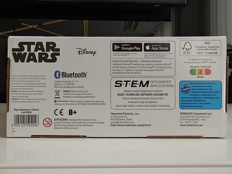 R2D2 zdalnie sterowany robot STAR WARS od Clementoni