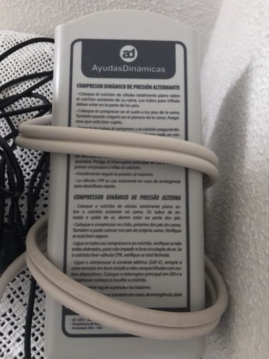 Colchão pressões alternadas