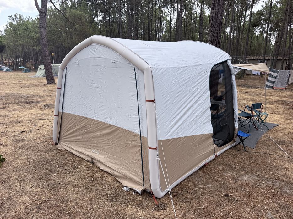 Sala Insuflável Quechua Air Seconds Connect - permite ligação com tenta ou carro